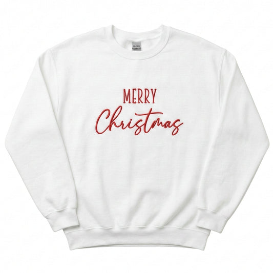Embroidered Merry Christmas Sweater H30