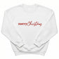 Embroidered Merry Christmas Bespoke Sweater H35