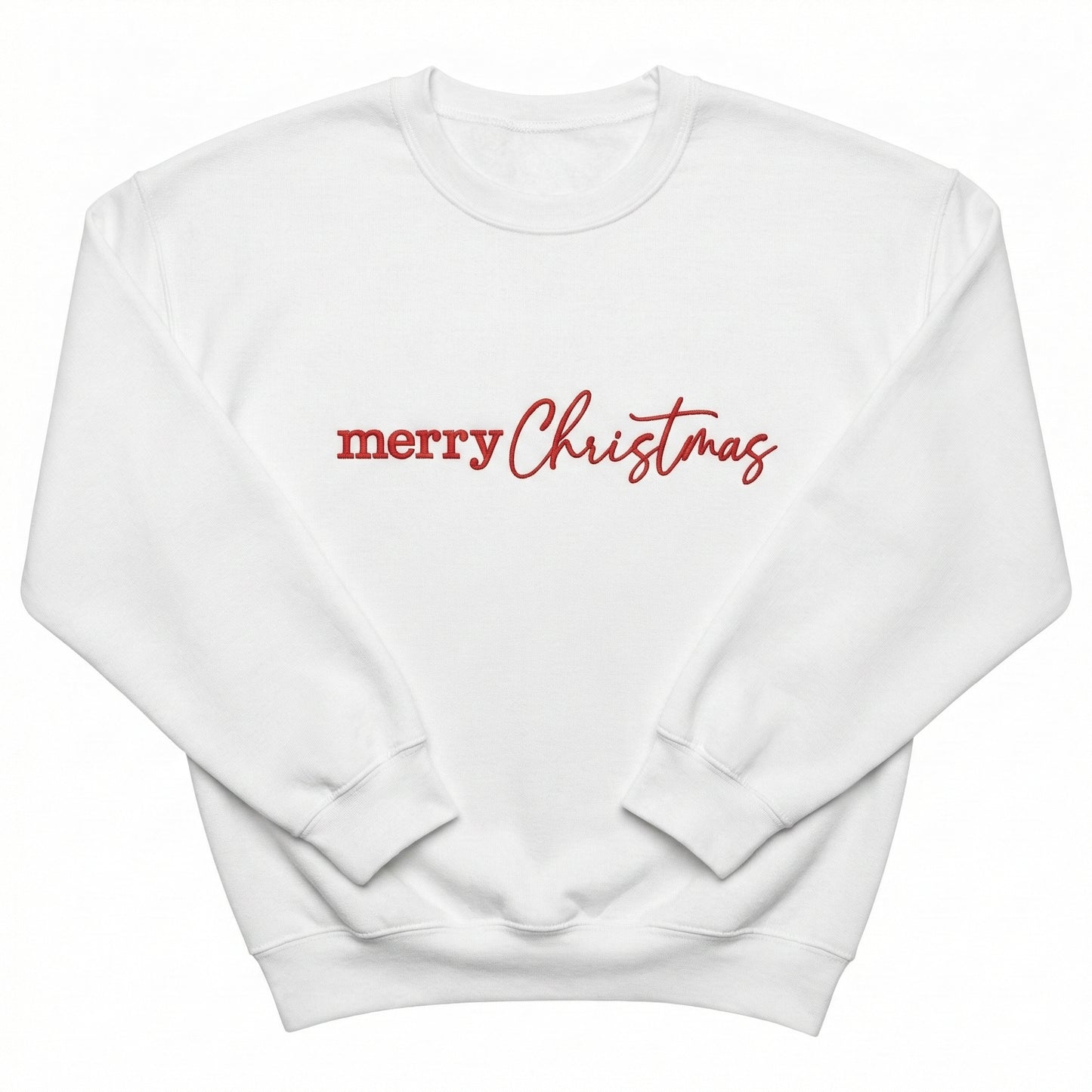 Embroidered Merry Christmas Bespoke Sweater H35