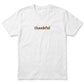 Embroidered Thankful Bespoke Holiday T-Shirt H53