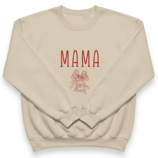 Embroidered Mama Christmas Ornament Sweater H57