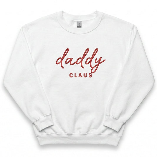 Embroidered Daddy Claus Christmas Sweater H59