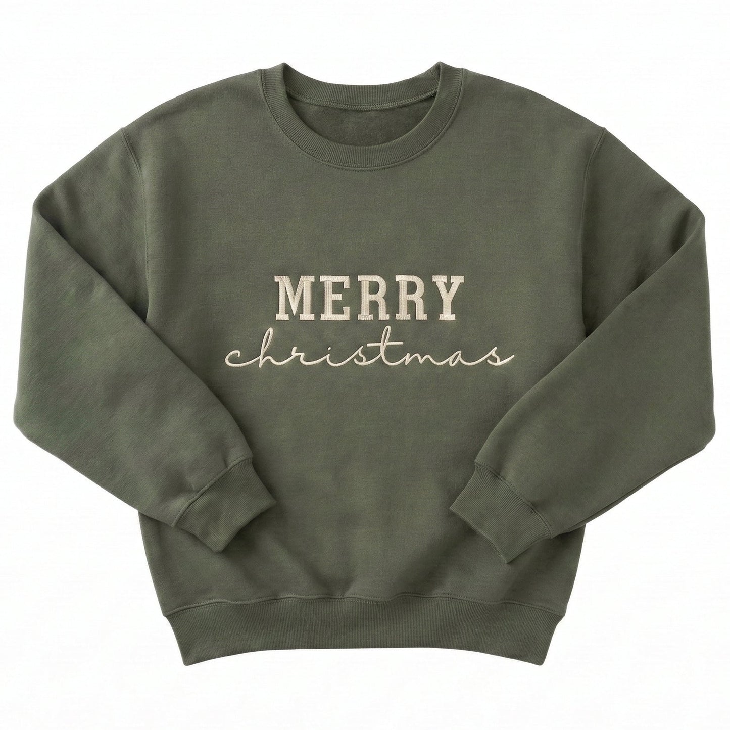 Embroidered Merry Christmas Bespoke Sweater H63
