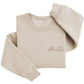 Embroidered AUNTIE Sweatshirt AUNTIE Sweater Aunt Sweatshirt Left Chest J1