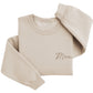 Embroidered Mama Sweatshirt Left Chest J2