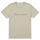 Bespoke Embroidered Jesus Saves Religious T-Shirt J7