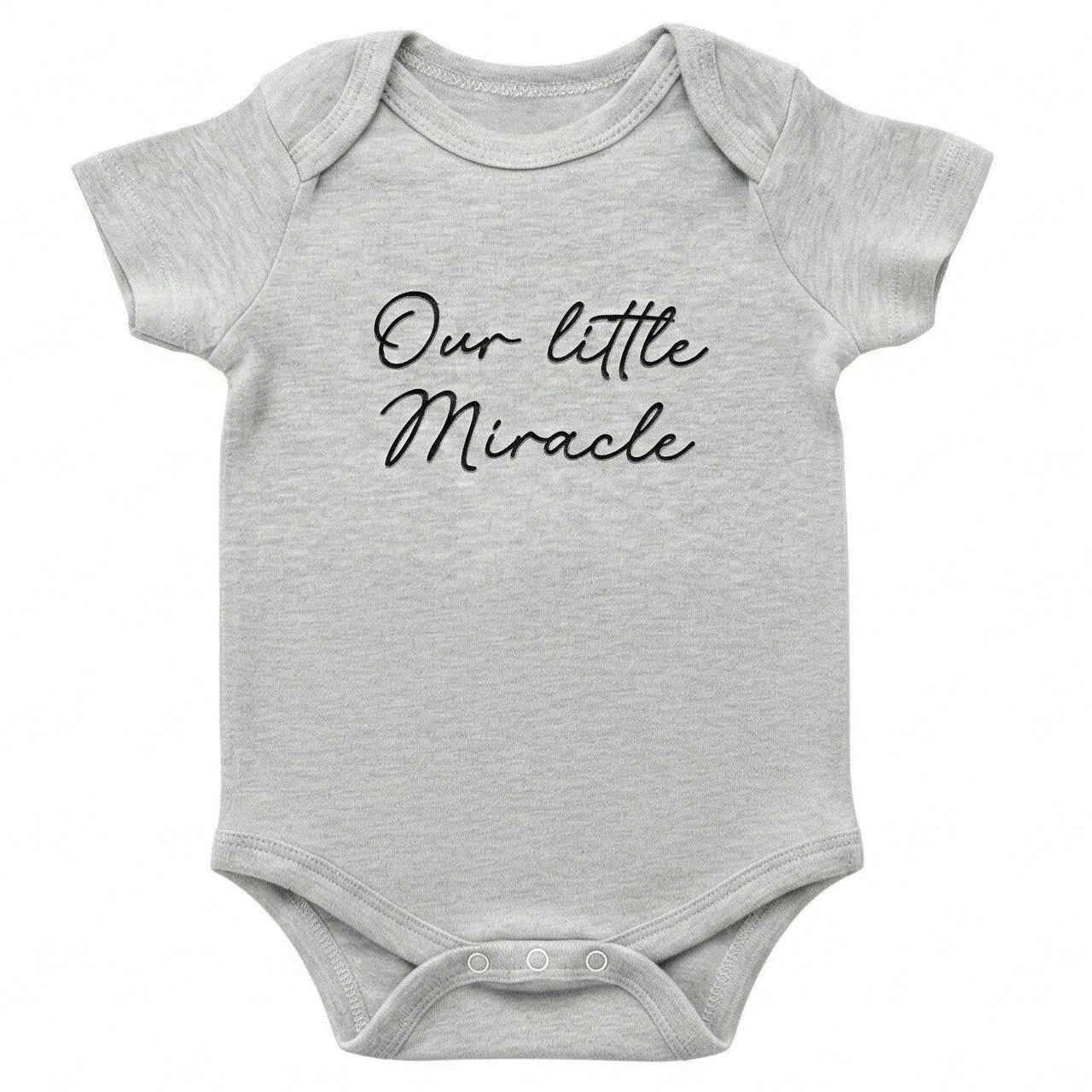 Embroidered Our Little Miracle ONESIES® brand J8