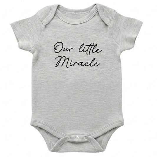Embroidered Our Little Miracle ONESIES® brand J8