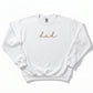 Embroidered Dad Cursive Sweatshirt M211