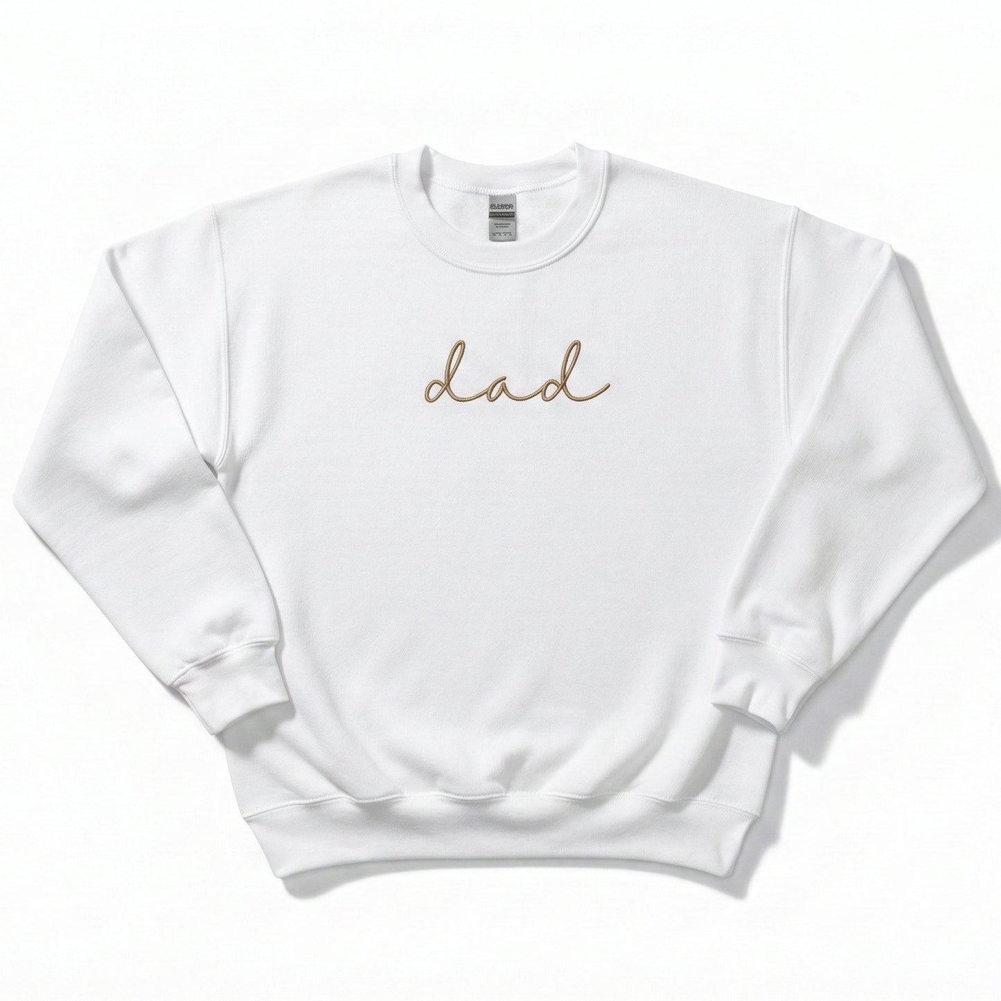 Embroidered Dad Cursive Sweatshirt M211