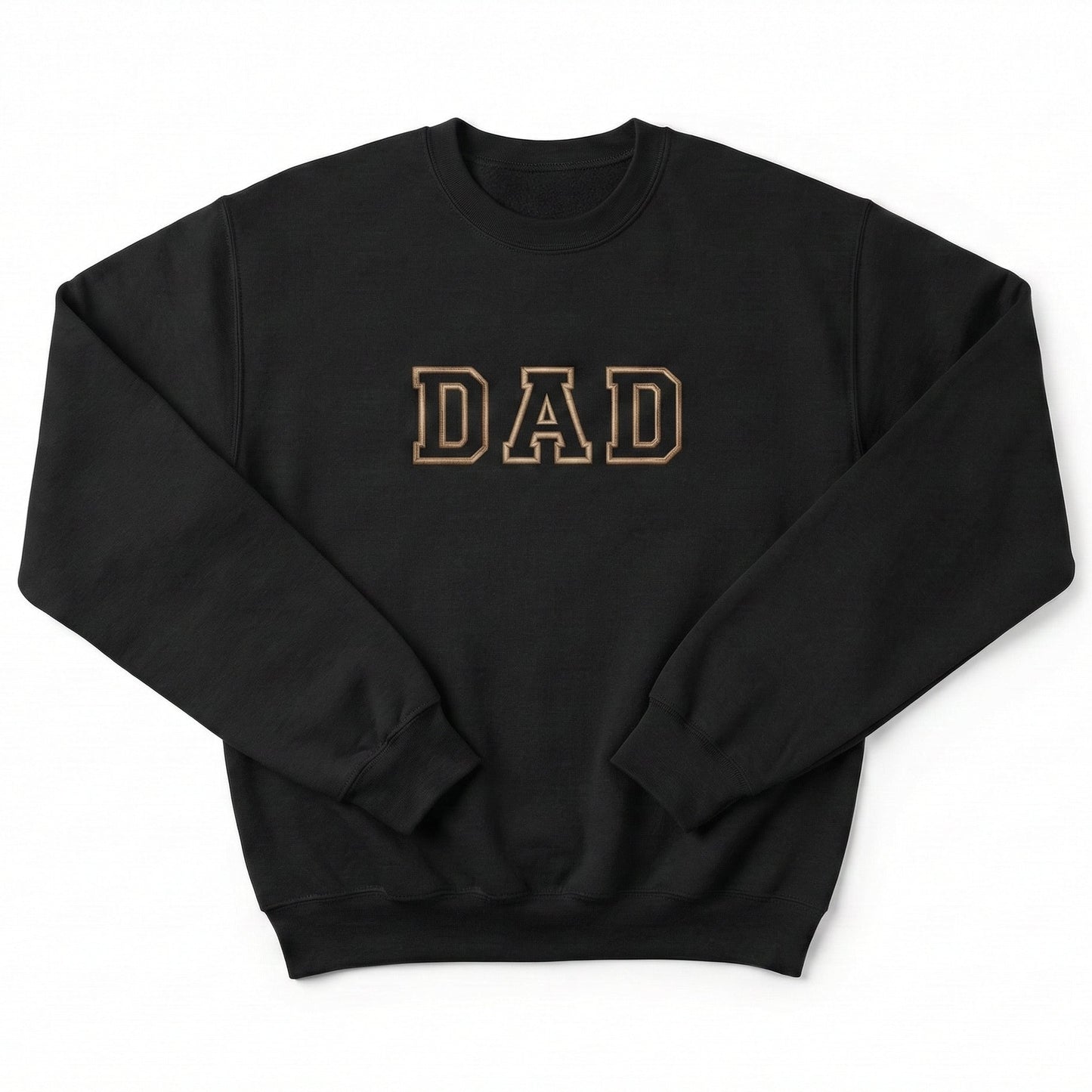 Embroidered Dad Block Letter Sweatshirt M220