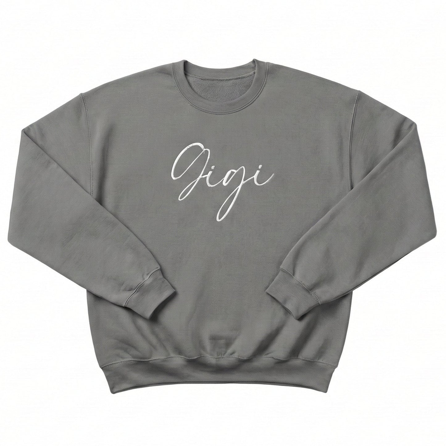 Embroidered Gigi Cursive Sweatshirt P18