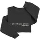 Embroidered Make Heaven Crowded Sweatshirt Religious 1031