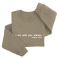 Embroidered Make Heaven Crowded Sweatshirt Religious 1031