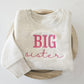 Embroidered BIG Sister Toddler and Youth Sweatshirt S2