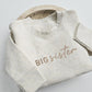 Embroidered BIG Sister Youth and Toddler Sweatshirt S28