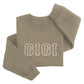 Embroidered GIGI Sweatshirt W106
