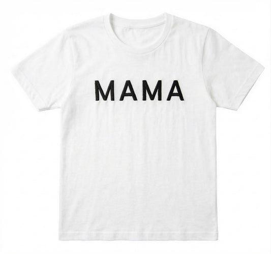 Embroidered Mama Bespoke T-Shirt W123