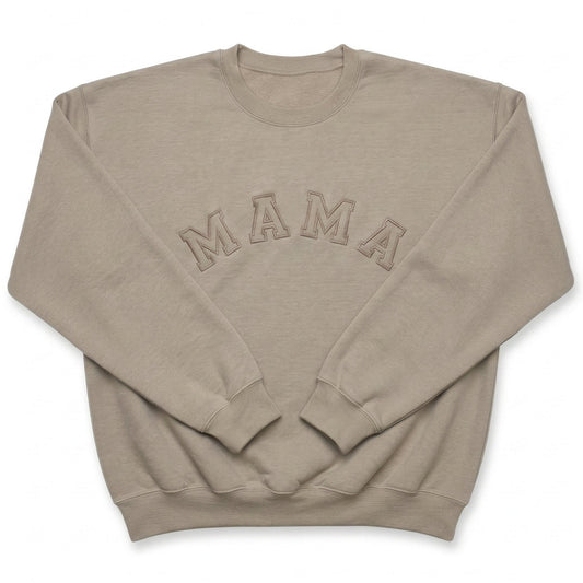 Mama Block Letter Arc Sweatshirt W184