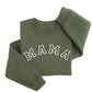 Embroidered Mama Sweatshirt W184