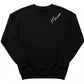Embroidered Mama Sweatshirt Neckline W208
