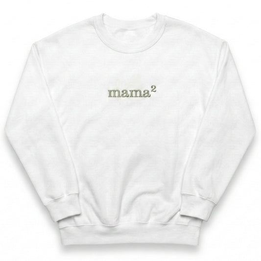 Custom Embroidered Mom Squared Sweatshirt X22