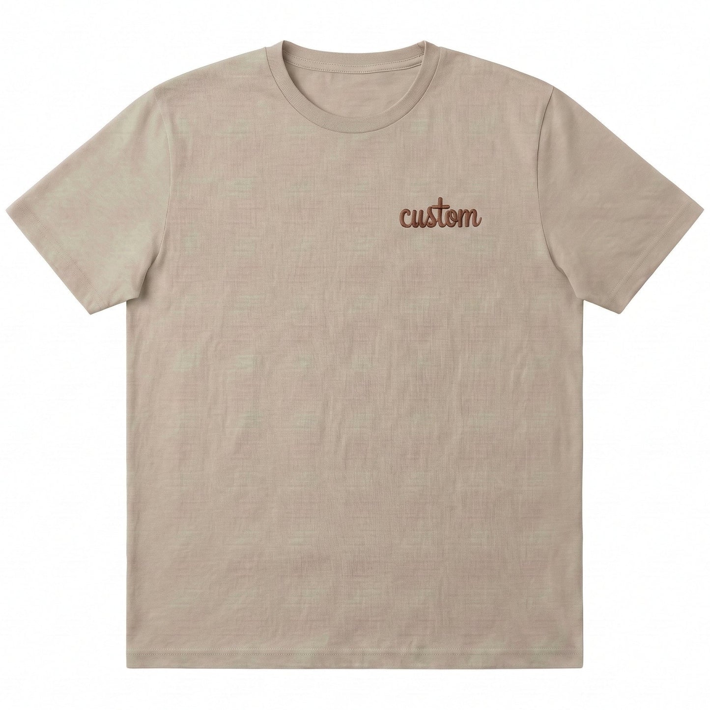 Custom Embroidered T-Shirt Left Chest X33