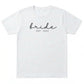 Embroidered Custom Date Bride T-Shirt x43