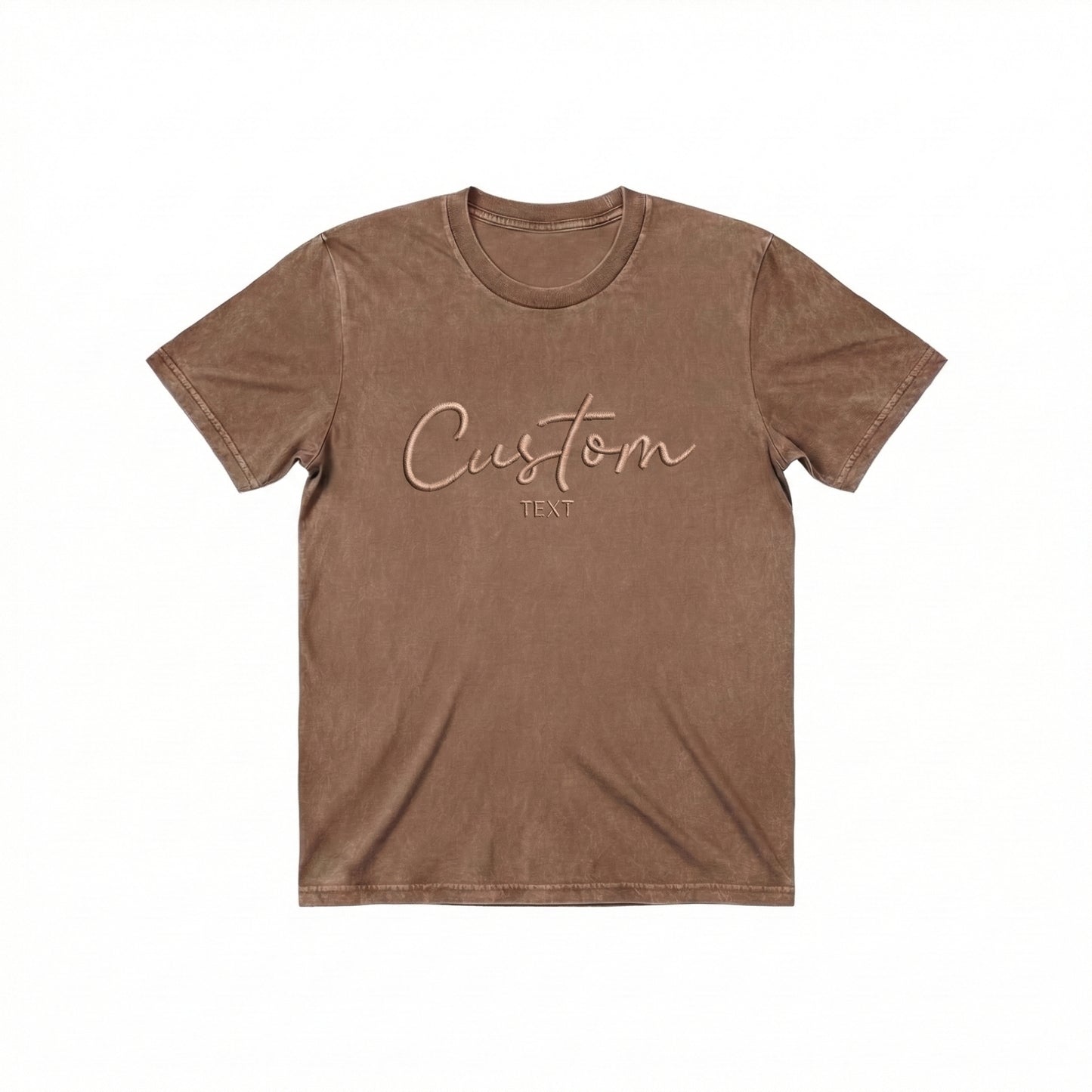 Custom Embroidered Multi-Line T-Shirt  X50