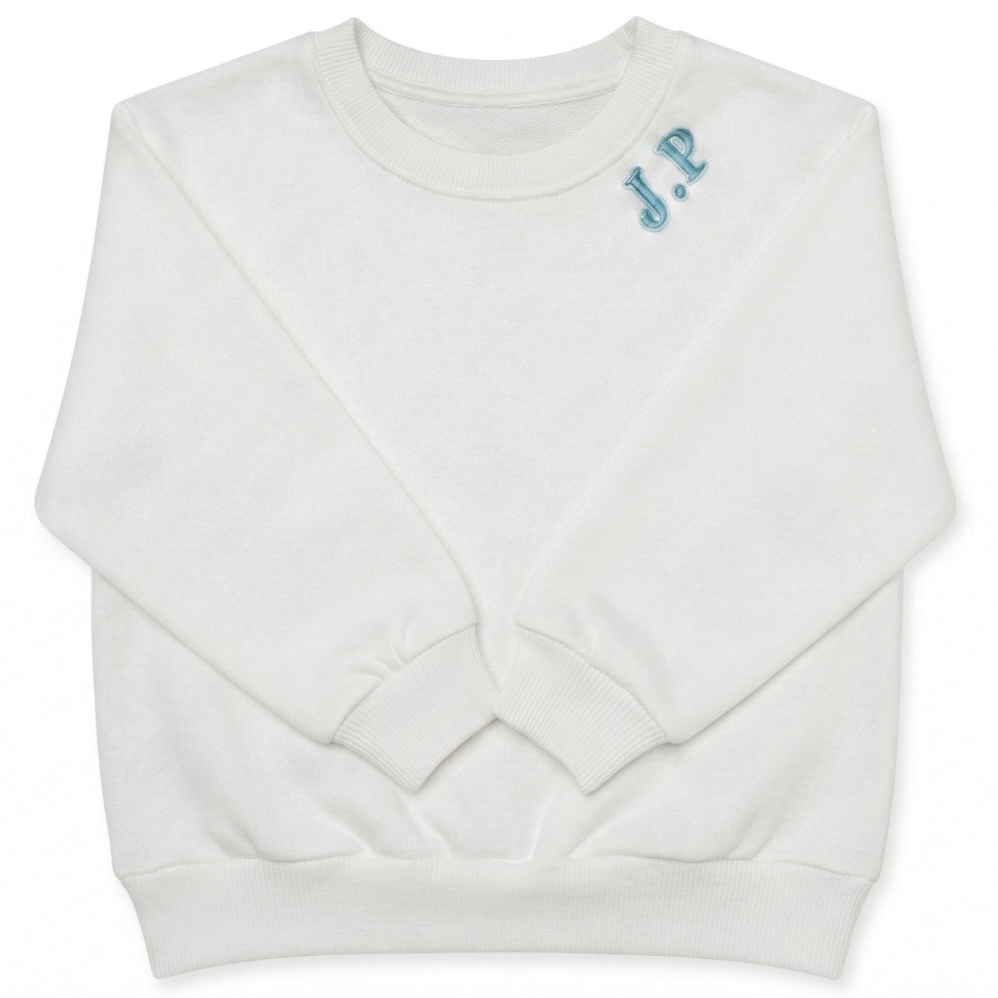 Embroidered Personalized Initial Toddler and Youth Sweatshirt x52