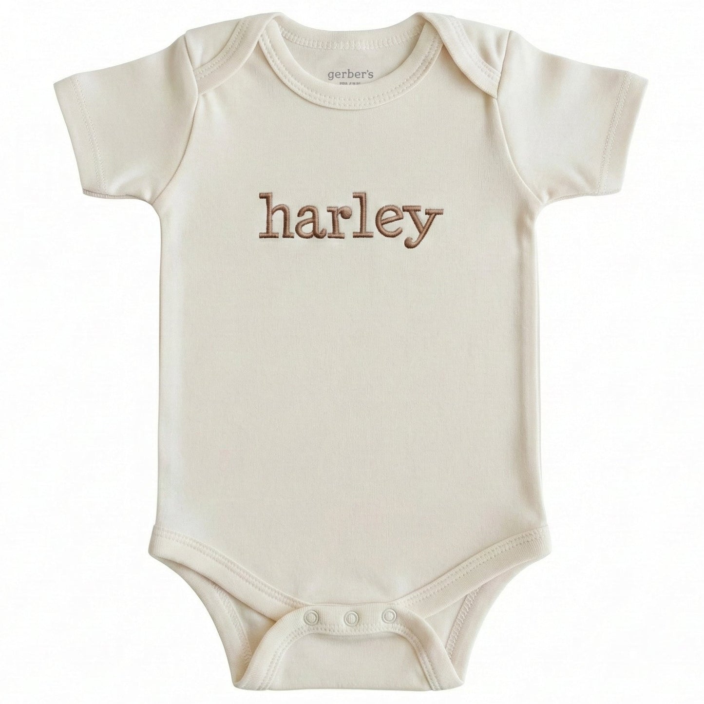 Custom Embroidered Personalized Baby Name ONESIES® Bodysuit Z146