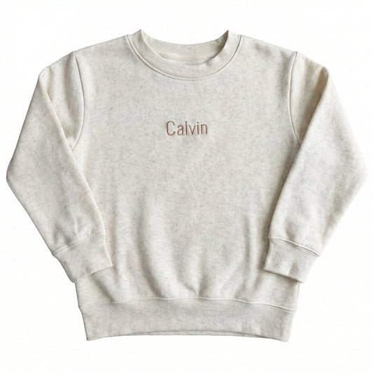 Embroidered Personalized Name Toddler and Youth Sweatshirt Z165