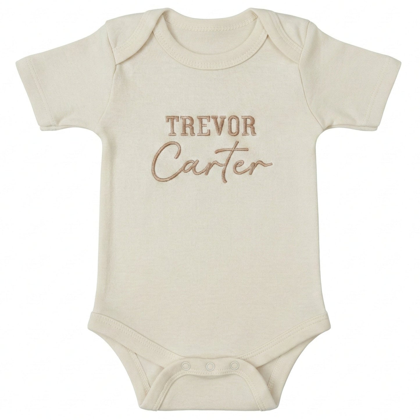Custom Embroidered Personalized Baby Name ONESIES®  Baby Bodysuit Z182