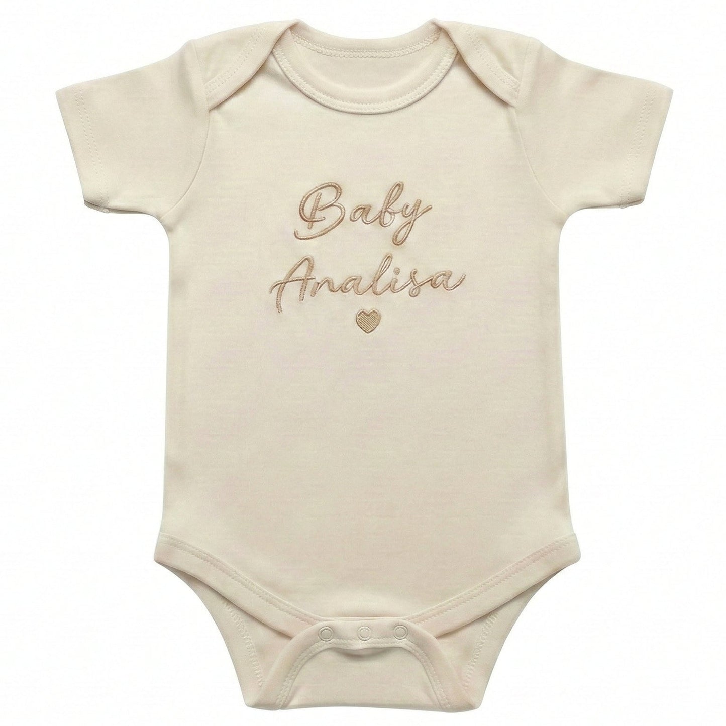 Custom Embroidered Personalized Baby Name ONESIES® Bodysuit Z187
