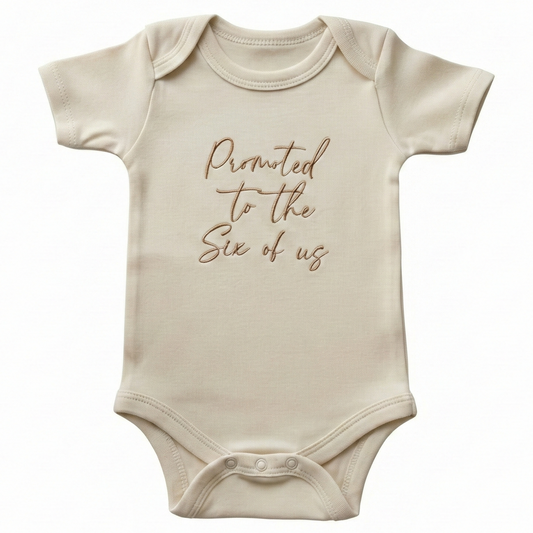 Custom Embroidered Promoted to the ONESIES® Bodysuit Z18