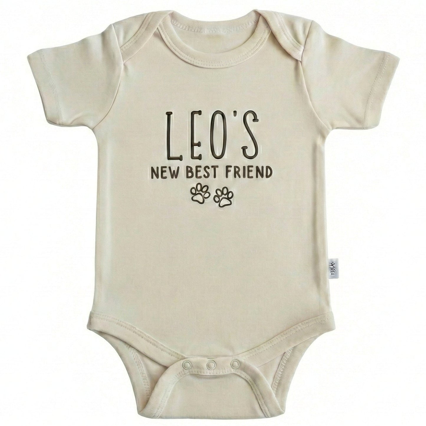 Custom Embroidered Pet's New Best Friend ONESIES® Bodysuit Z195