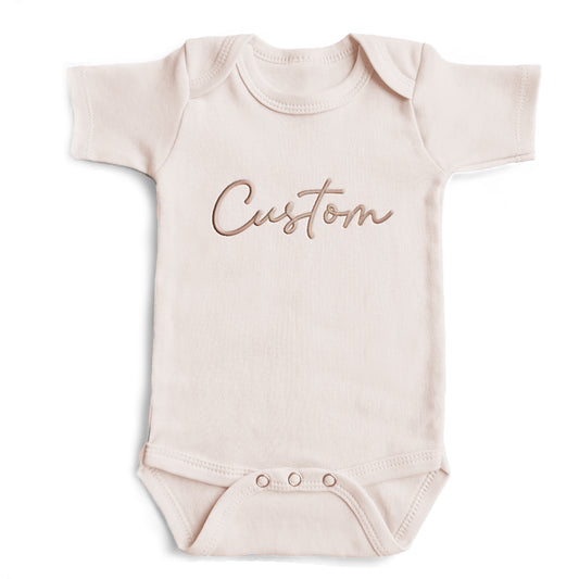 Embroidered Personalized Baby ONESIE® brand Custom Bodysuit Z206