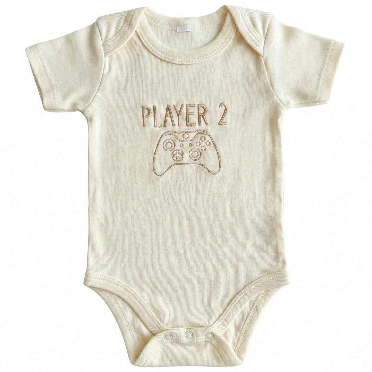 Custom Embroidered Player 2 Gamer ONESIES® bodysuit Z210