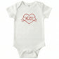 Custom Embroidered Baby Name With Heart ONESIES® Bodysuit Z223
