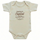 Embroidered Daddy's Copilot Coming Custom Date ONESIES® Bodysuit Z23