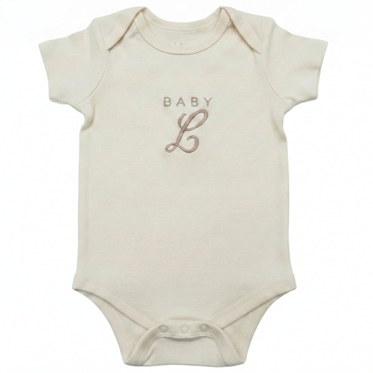 Custom Embroidered Baby Initial Personalized ONESIES® Bodysuit Z24