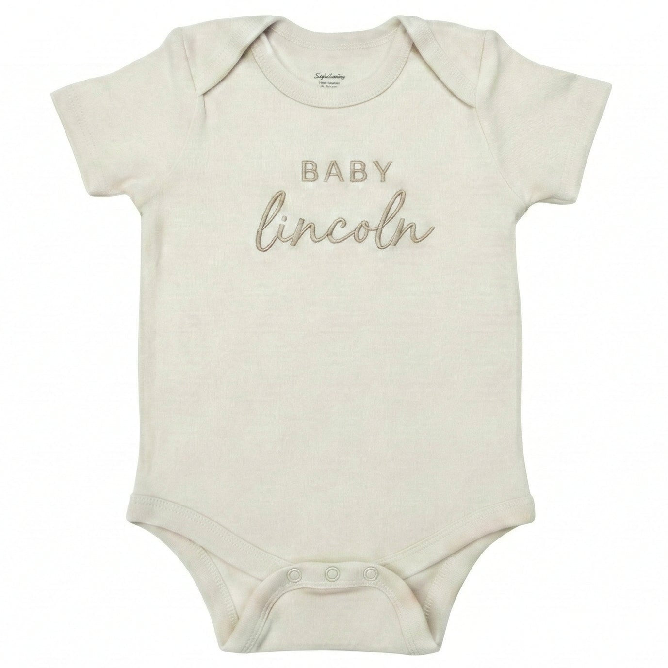 Custom Embroidered Baby Name Personalized ONESIES® Bodysuit Z2