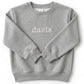 Embroidered Custom Name Toddler and Youth Sweatshirt Z38