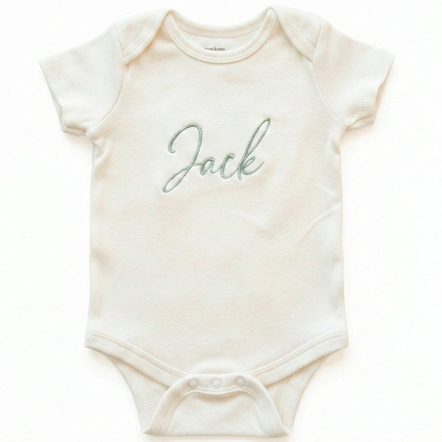 Custom Embroidered Personalized Baby Name ONESIES® baby bodysuit Z4