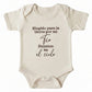 Custom Embroidered Elegido Para La Tierra Por Mi Tio En El Cielo ONESIES® Bodysuit Z46