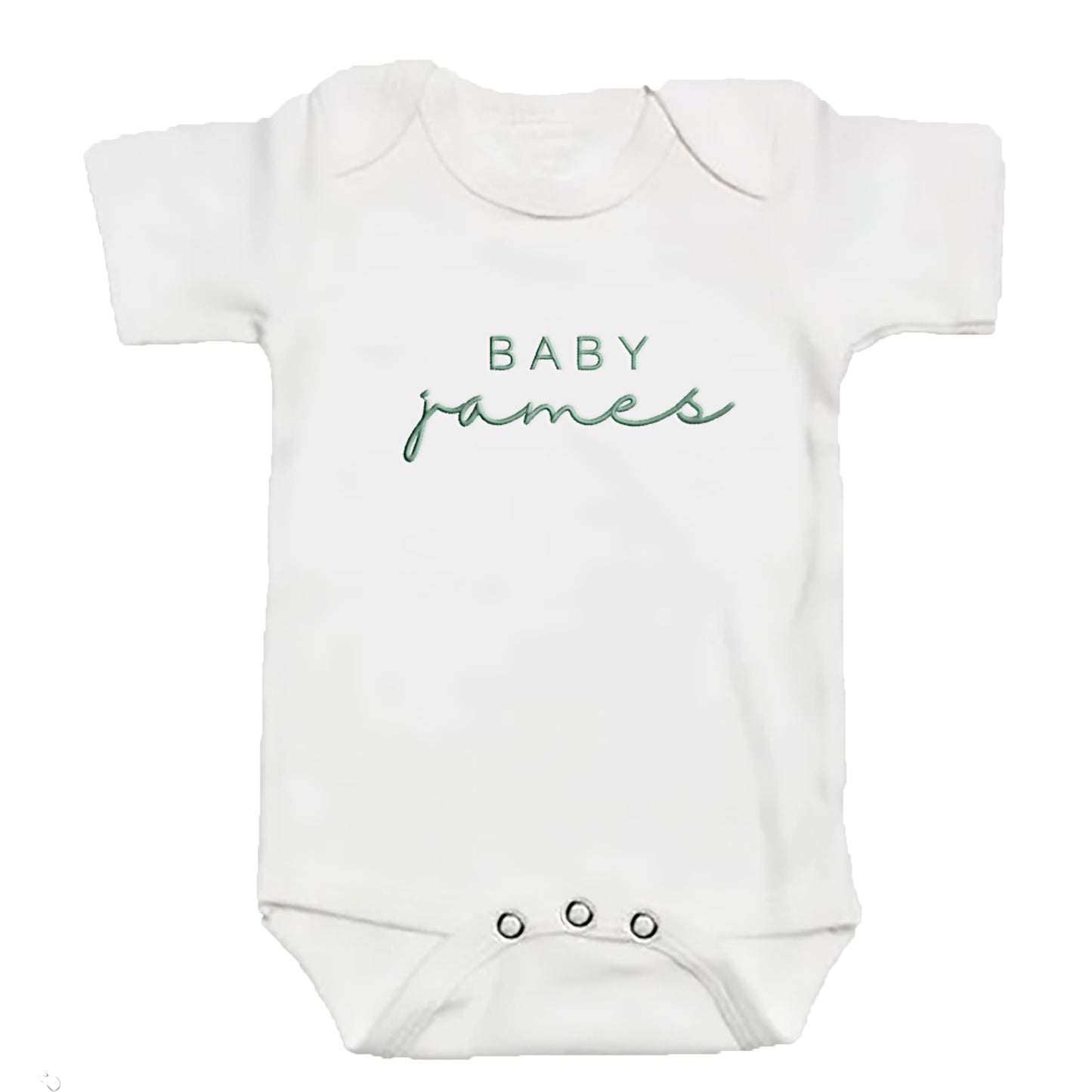 Custom Embroidered Baby Name ONESIES® Personalized Baby Bodysuit Z63