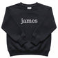 Embroidered Custom Name Toddler and Youth Sweatshirt Z69