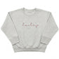 Embroidered Personalized Name Toddler and Youth Sweatshirt Z90