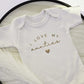 Embroidered I Love My Aunties ONESIES® Baby Bodysuit Aunt Uncle 614