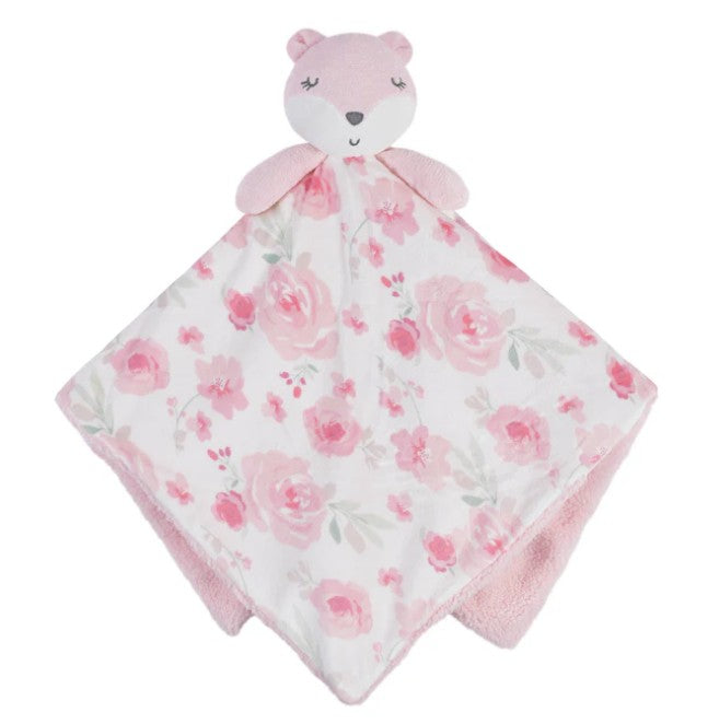 2 Piece Baby Blanket and Lovey Set Pink